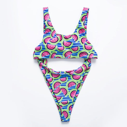 Sexy One-piece Printed Bikini